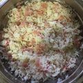 El cooksnap de Marga Fraguas cuando hizo Ensalada de arroz al ajillo con thermomix.