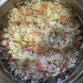 El cooksnap de Marga Fraguas cuando hizo Ensalada de arroz al ajillo con thermomix.