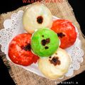 Cooksnap dari Ridhati Afriani A untuk resep Bakpao warna warni endess
