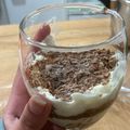 El cooksnap de ANTO ARÉVALO cuando hizo Tiramisú en copa.