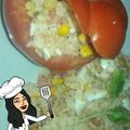 El cooksnap de Maria Sol Muntaabski cuando hizo Tomates rellenos con arroz, pickles y atún.