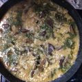 El cooksnap de Eva Maria Fuste Tomás cuando hizo Risotto con champiñón y rebollones.