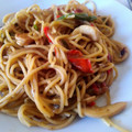 El cooksnap de DelicIANNcook cuando hizo Spaghetti con sepia y salsa picante.