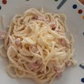 Cooksnap-ul lui Georgiana Dirita atunci când a preparat Paste cu cremă de brânză, șuncă și măsline.