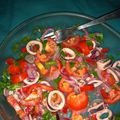 El cooksnap de Luu Vicino cuando hizo Ceviche de calamares 🦀.