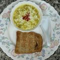 Alka Bhandari's cooksnap of when they made Split yellow Moong dal soup.