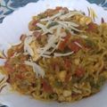 pinky makhija का कुकस्नैप जब उन्होंने वेजिटेबल मैगी (Vegetable maggi recipe in Hindi) बनाया था।