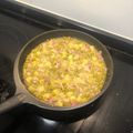 El cooksnap de David Hernando cuando hizo Guisantes salteados.