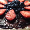 El cooksnap de Eliana Grasso cuando hizo Cheesecake de frutos rojos (sin horno).