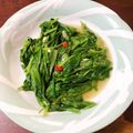 Lin Shu Jhen 的 快炒蒜香A菜（低醣生酮餐）（方便素/素食）（快速料理）（簡單料理） cooksnap