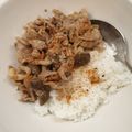 Precious Moments Figurines's cooksnap of when they made Pork Shogayaki (Ginger Pork) Don.