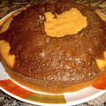 El cooksnap de Vivi Moro cuando hizo Bizcochuelo marmolado.