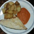 El cooksnap de Ari Rodriguez cuando hizo Dorada con crema de pimiento escalivado.