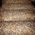 El cooksnap de Fati Vazquez cuando hizo Pan de molde con harina integral y semillas,.