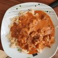 Németh Tihamér Cooksnap-ja, amikor elkészítette a(z) Borjúpaprikás receptet.