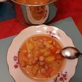 EszterD Cooksnap-ja, amikor elkészítette a(z) Svéd 🇸🇪 Virslileves "Falukorvsoppa" -  a gyerekek kedvence receptet.