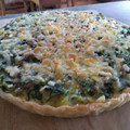 El cooksnap de Yasna Novoa cuando hizo Quiche de acelga 🌱 y queso 🧀.