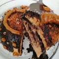El cooksnap de Bibi García cuando hizo Chocotorta a mi manera - Carlota de dulce de leche y queso crema.