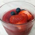 El cooksnap de Fruma cuando hizo Gelatina de fresa.