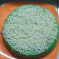 Cooksnap dari Dede Syarifah untuk resep Bolu Pandan Kukus (#KamisManis)