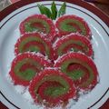 Cooksnap dari lina NH untuk resep Singkong Gulung Merah Putih