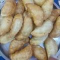 Asha Sharma's cooksnap of when they made Mava stuff Gujiya.