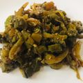 Zobia Sajjad's cooksnap of when they made Bhindi_khare_masaly_ki.