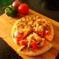 Neha Malhotra's cooksnap of when they made Pan Pizza.
