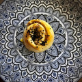El cooksnap de Mabi cuando hizo Caracolas orientales de verduras.
