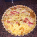 El cooksnap de Erika cuando hizo Tarta caprese fácil.