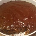 Cooksnap από vaso M στη συνταγή Καρυδόπιτα νηστίσιμη με γλάσο σοκολάτας