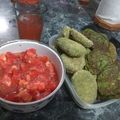El cooksnap de Nuelita Paz cuando hizo Nuggets de espinaca y pollo.
