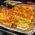 chrissy's cooksnap of when they made Ground Beef enchiladas.