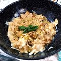 il MammaVanna quando ha preparato Spaghetto quadro con crema di melanzane e pistacchi