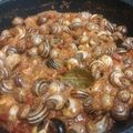 El cooksnap de Cinta H cuando hizo Caracoles en salsa.