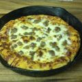 Paul88's cooksnap of when they made Deep Dish Cast Iron Skillet Pizza.