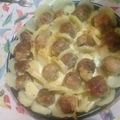 El cooksnap de Maguii Orieta cuando hizo Albóndigas con papas gratinadas.