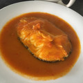 El cooksnap de Ben cuando hizo Merluza en salsa de pimientos.