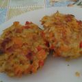 El cooksnap de Naty Salguero cuando hizo Hamburguesas de zanahoria, arroz y zapallito.