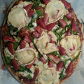 El cooksnap de Sofía cuando hizo Pizza de espinacas, fresas y queso de cabra.