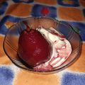 El cooksnap de María Belén cuando hizo Peras al borgoña.