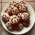 El cooksnap de María Belen Villalba cuando hizo Galletitas de banana y chips de chocolate - sin gluten -.