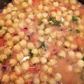 El cooksnap de Valeria Reyes cuando hizo Garbanzos guisados.