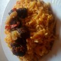 Helen Ochigbo's cooksnap of when they made Jollof rice.