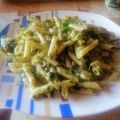 El cooksnap de Enrique Miguel Carnicero cuando hizo Pasta con salmón ahumado y espinacas.