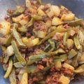 El cooksnap de Oli Gutierrez cuando hizo Chorizo con nopales.