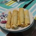 El cooksnap de Sofía cuando hizo Panqueques.