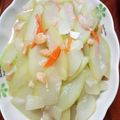 庭秀 的 蒜香干貝絲瓠瓜 cooksnap