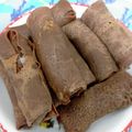 Cooksnap dari Ambu Arka untuk resep Dadar Gulung Coklat isi Vla Lumer (Takaran Sendok)