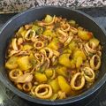 El cooksnap de burresiscu cuando hizo Guisado de calamares.